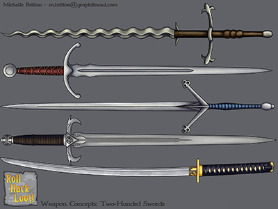 Roll Hack Loot - Two-Handed Sword Concepts